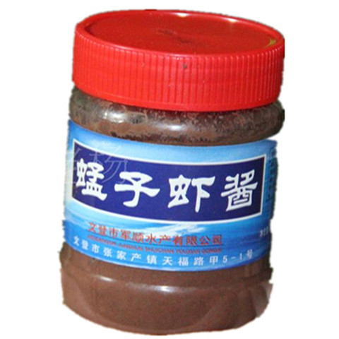 虾酱蜢虾300g 虾酱山东胶州特产调味酱即食海鲜酱买二送一