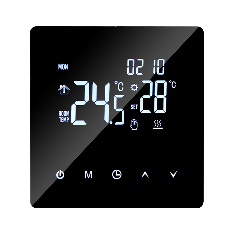 New Touch Screen Wifi Graffiti Remote App Electric Floor Heating Thermostat Water Floor Heating Intelligent Thermostat