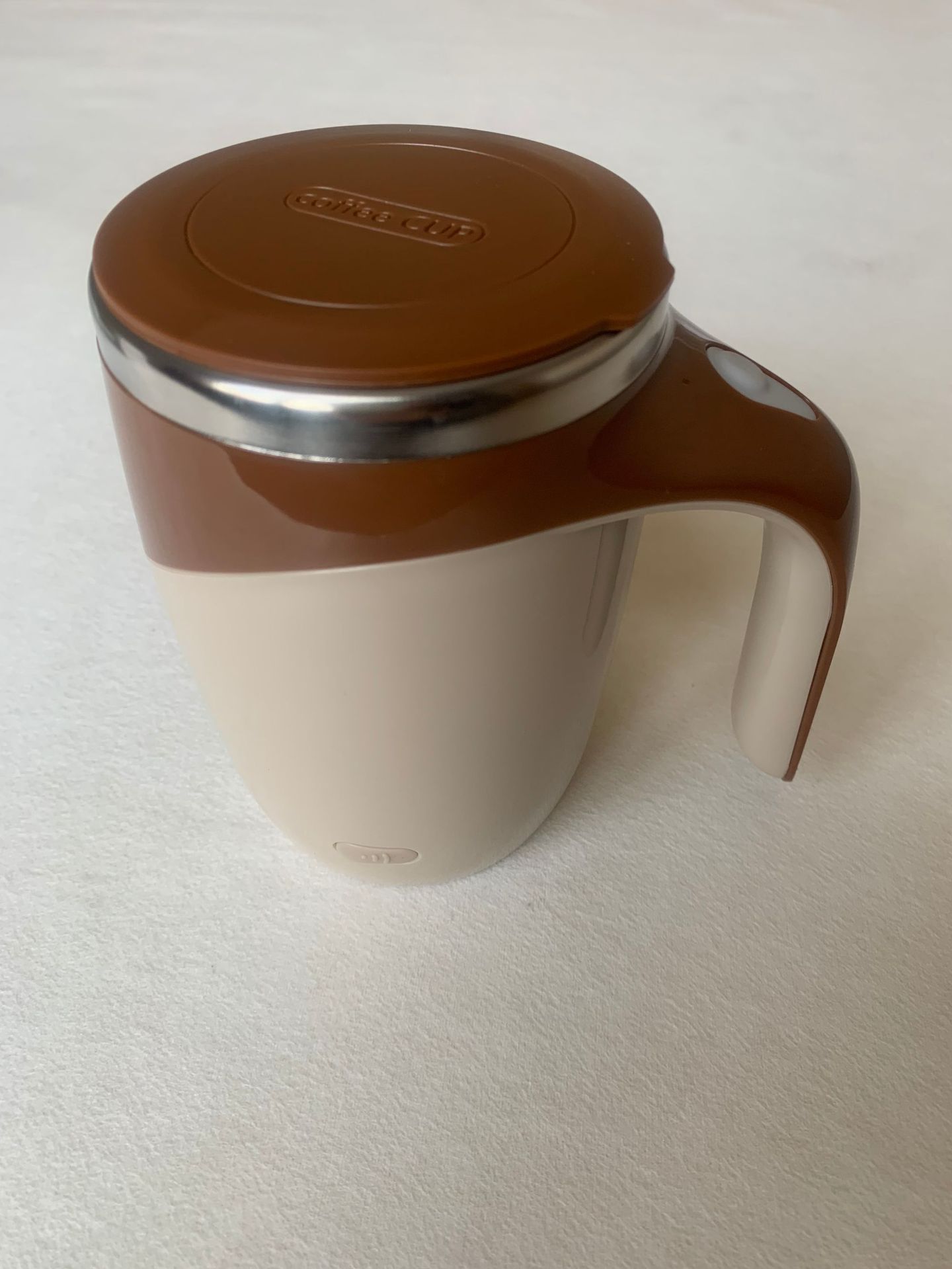 304 Stainless Steel Lazy Coffee Stirring Cup Fully Automatic Mixing Cup Magnetic Rotating Electric Milk Cup Gift Cup