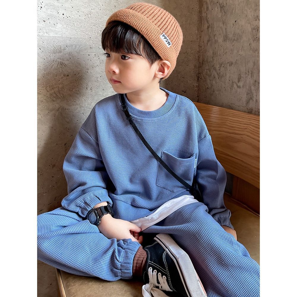 男童套装秋季2021新款洋气衣服儿童男孩秋装小童帅气男宝宝童装潮