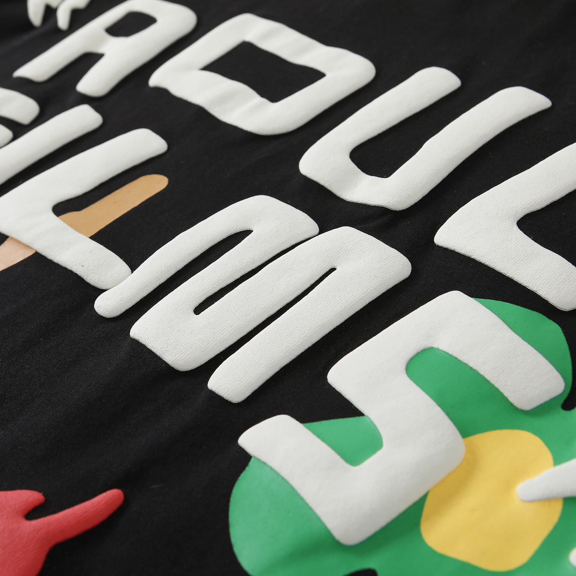 cpfm kanye侃爷菲董adult film恶魔字母发泡印花宽松短袖t恤夏季