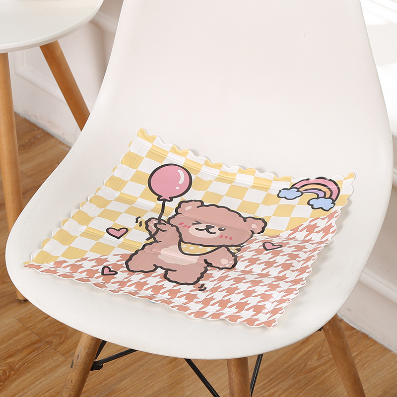 Summer Cartoon Printed Cushion Factory Wholesale Cool Multi-Specification Square Ice Pad Office Chair Bench Cushion