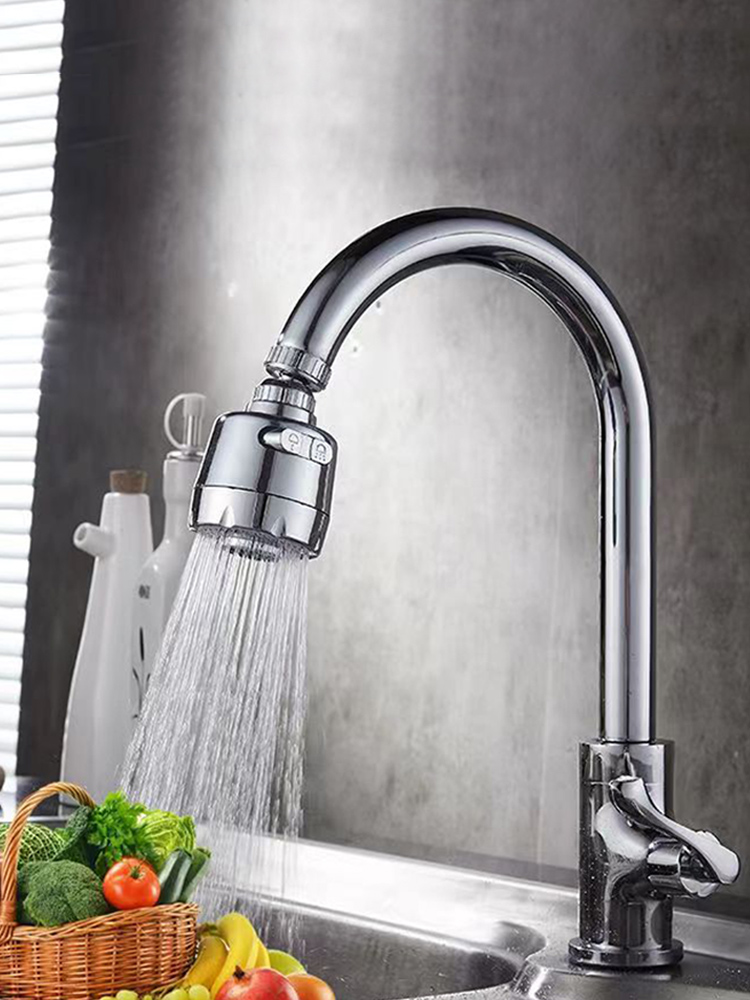 厨房水龙头防溅头洗菜盆增压花洒延伸器万向旋转万能接头通用神器