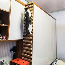 挂门猫爬架实木不占地免打孔小型吊挂式门挂猫窝猫跳台猫树猫抓板