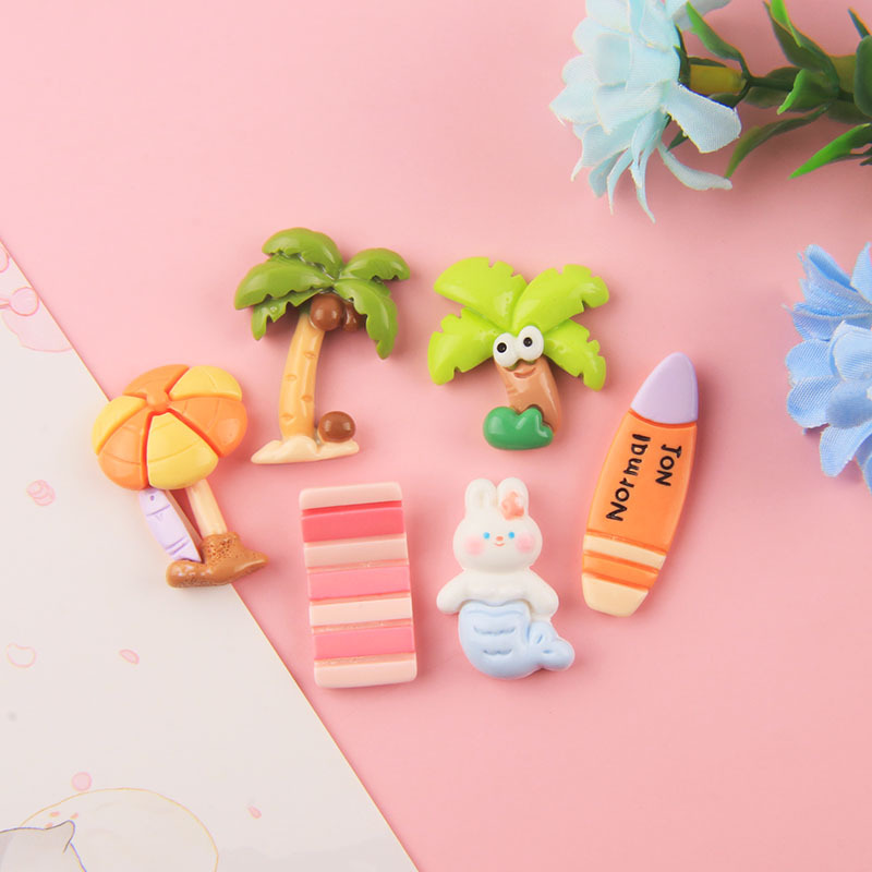 New Handmade Glossy Beach Resin Accessories DIY Cream Glue Ornament Phone Case Material Package Girls Wholesale