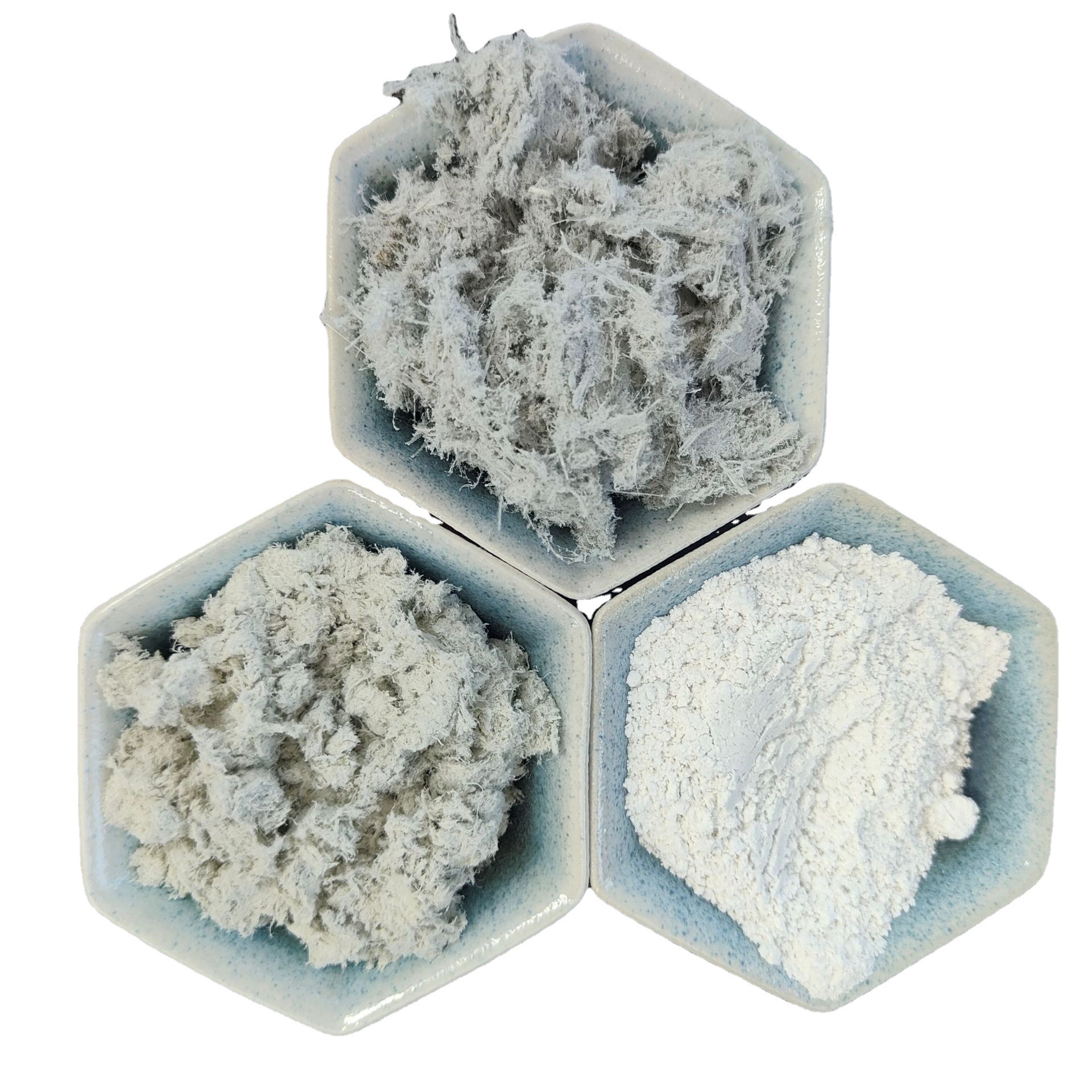 涂料保温材料海泡石纤维粉 水镁石长纤维3-8mm