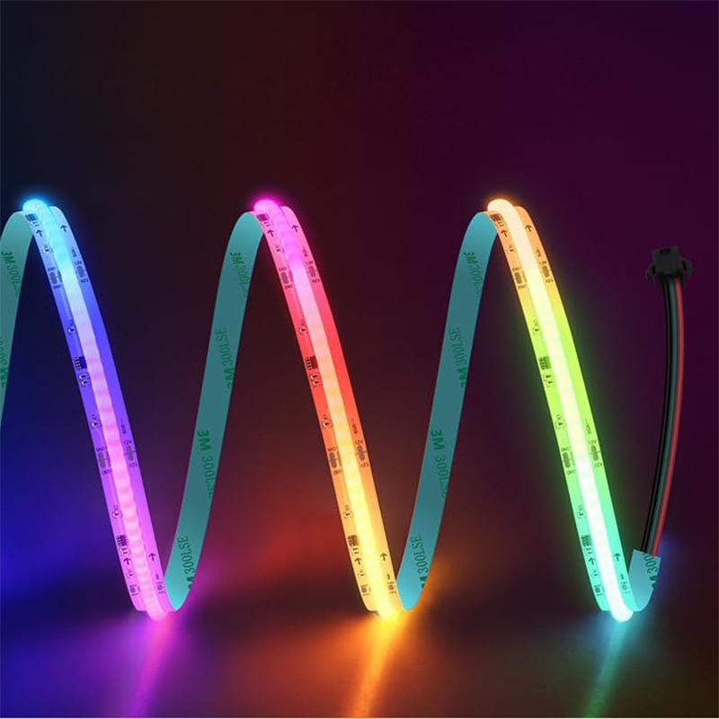 576灯线条灯带led灯带rgbic幻彩全彩流水跑马追光灯带cob strips