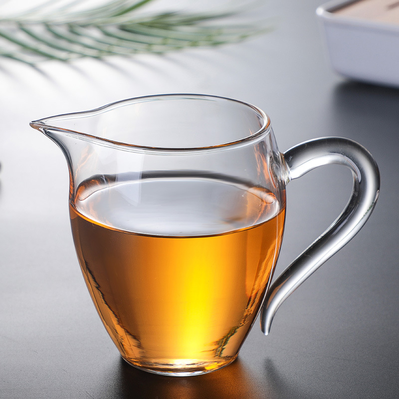 Heat-Resistant Exquisite Pitcher Kombucha Tea Utensils Tea Pot Green Tea Tea Glass Bottle Tea Cup Thickened Fair Mug