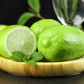 云南大理香水柠檬   新鲜应季水果无籽青柠檬皮薄多汁【hy23】