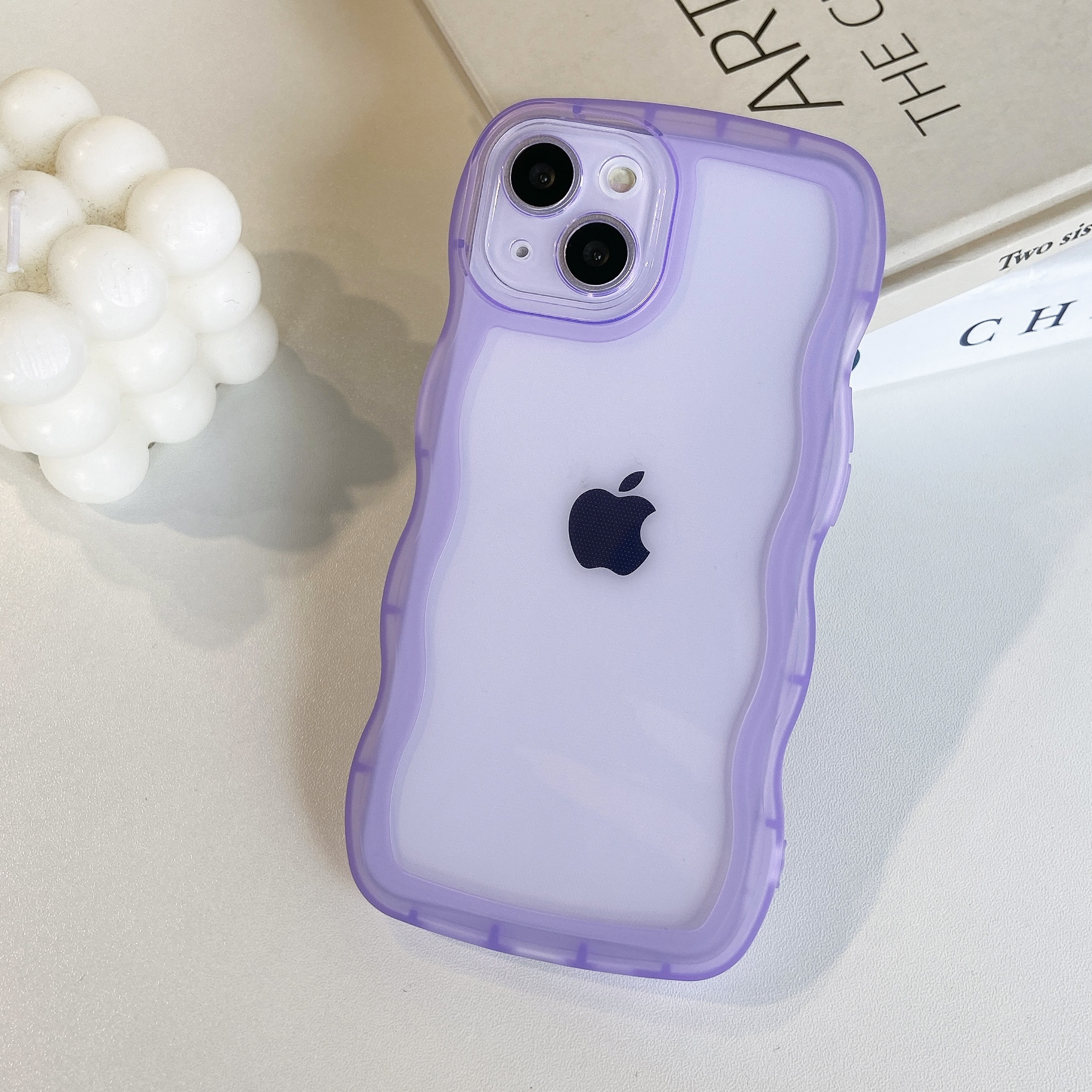 波浪边手机壳苹果13透明tpu软壳11适用iphone12promax防摔x保护套