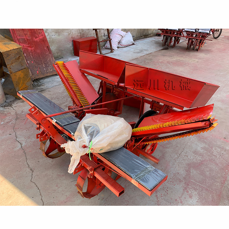 拖拉机后置大葱移栽机 2行红葱青葱移栽机 座驾式插葱栽葱机