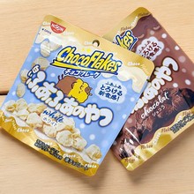 日本进口日清Nissin超浓可可巧克力白巧克力玉米片脆片饼干零食