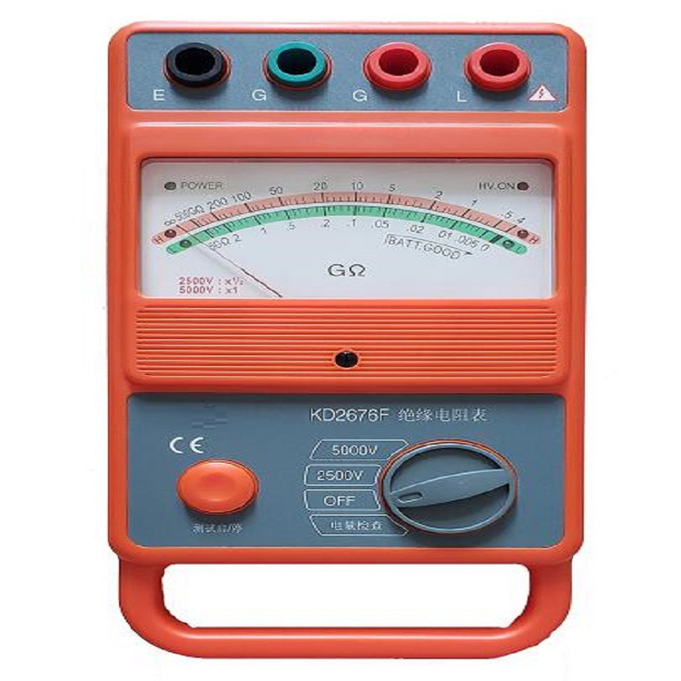 高压指针绝缘电阻表 型号:dy62-kd2676f 库号:m397658