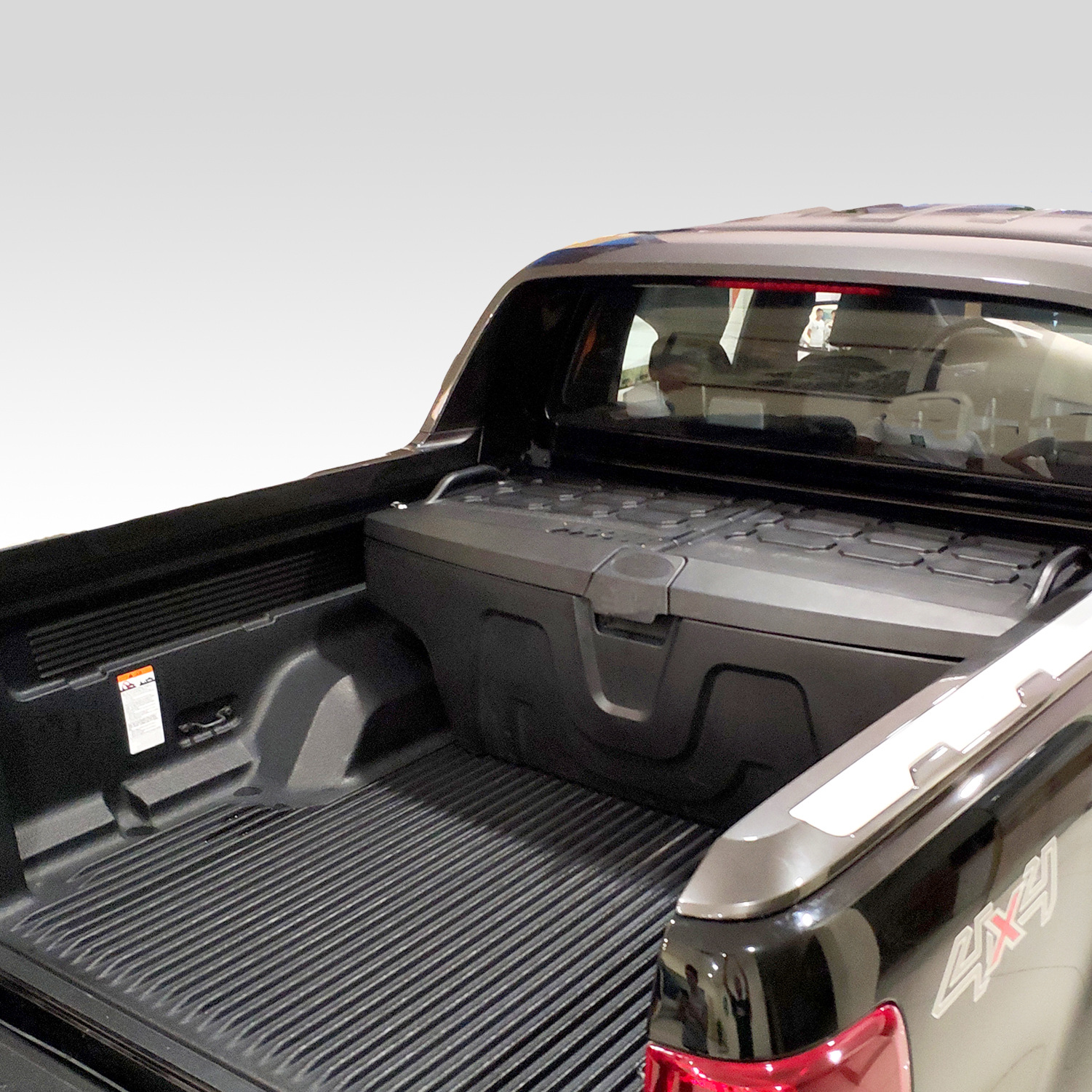 非金属长城炮塑料工具箱加厚皮卡汽车后储物工具盒收纳尾箱改装