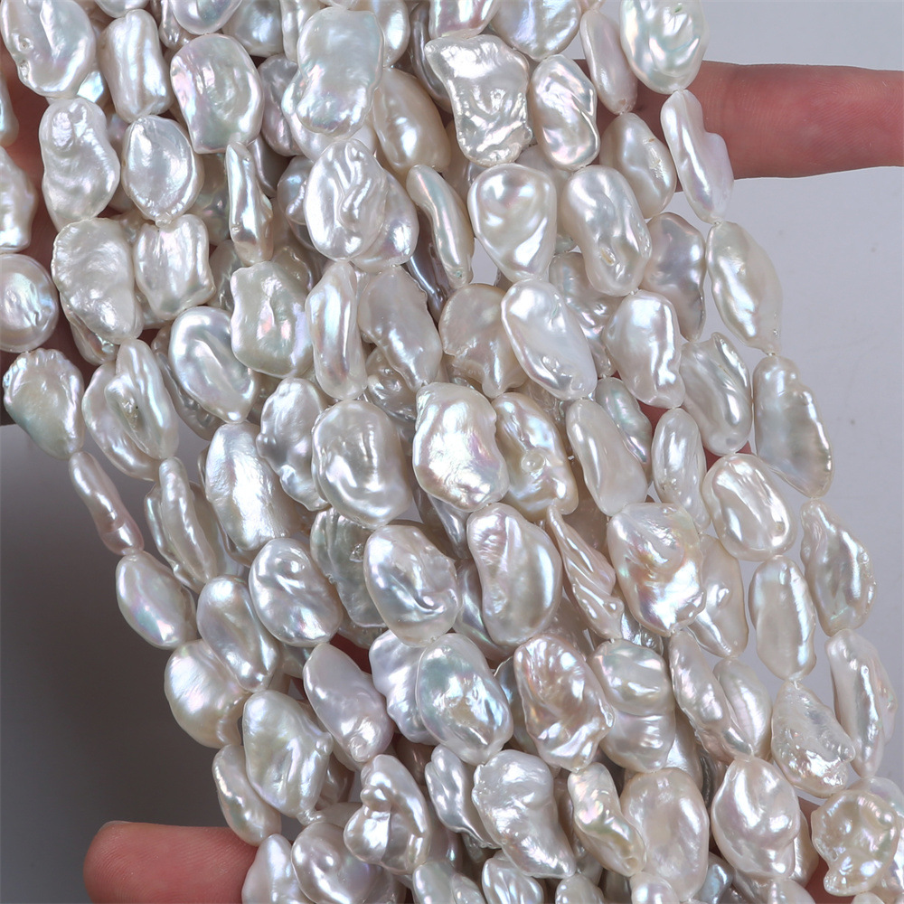 12mm直孔再生珠 淡水珍珠异性巴洛克再生珠珍珠散珠diy