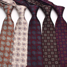 2023新款男士8cm复古领带批发多种花色涤纶丝商务西服配饰领带