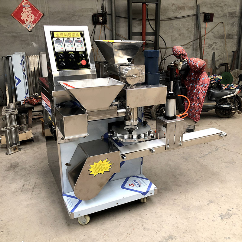 自动做麻球做麻团机 做芝麻球机器 全自动商用葱油饼成型机视频