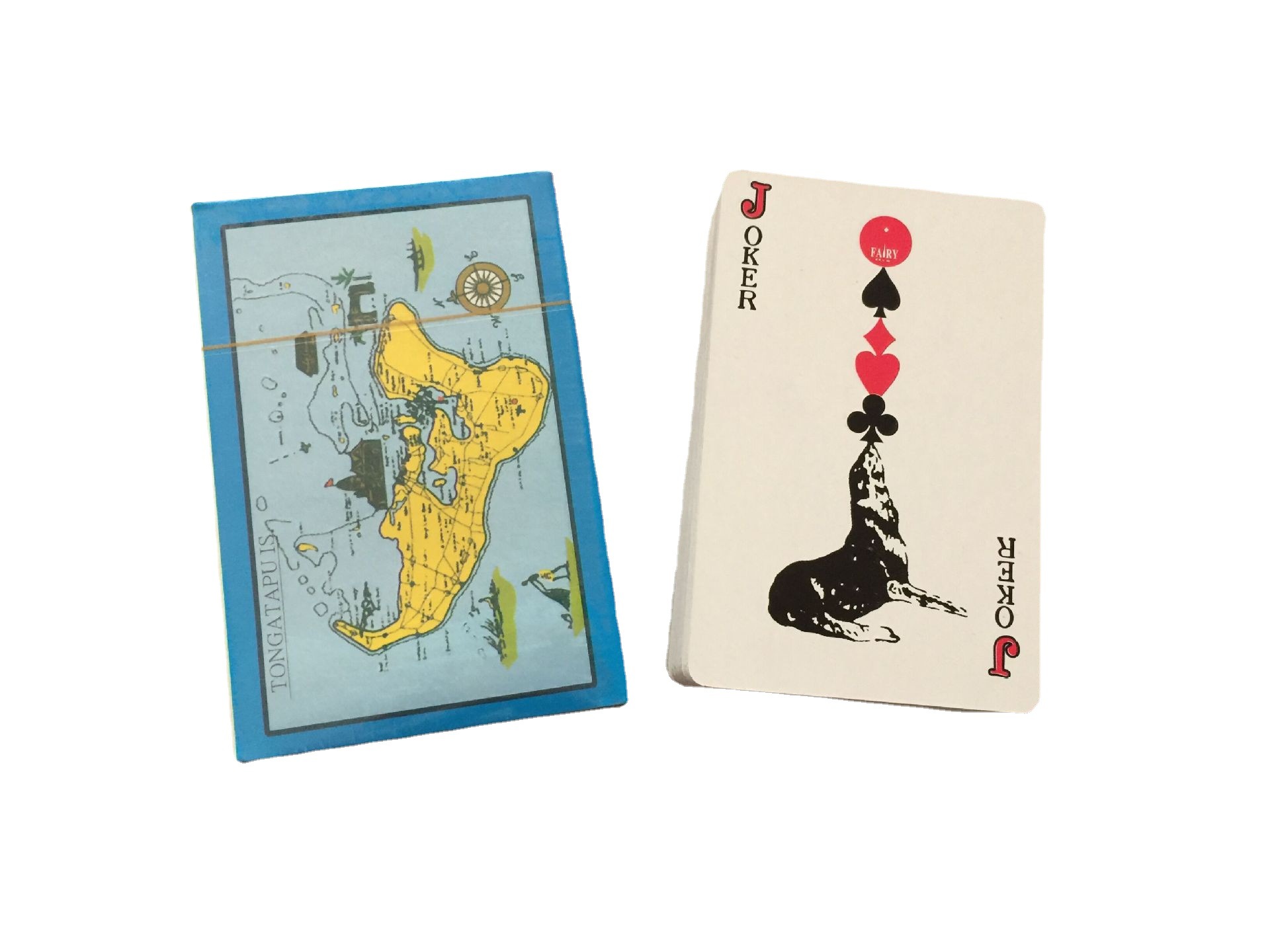 Factory Supply 63 Playing Cards, Map Poker, Guide Figure Playing Cards Foreign Trade Playing Cards