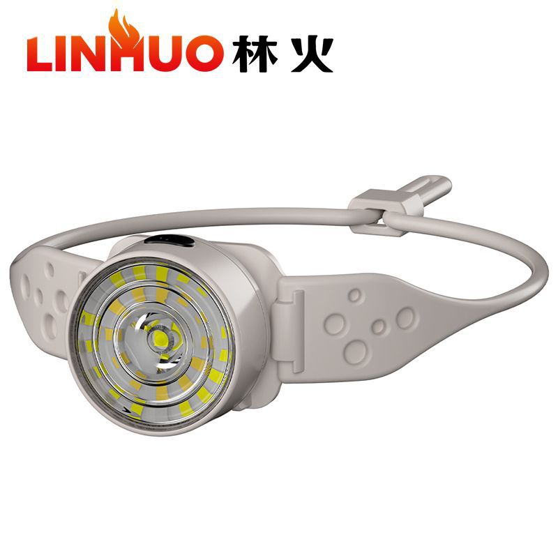 新款强光高亮cob头灯 usb充电头戴式钓鱼灯户外骑行夜跑 泛光头灯