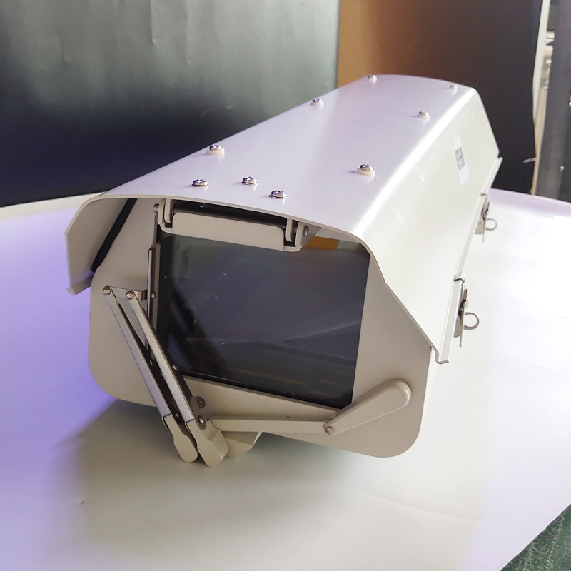 雅安同款4823shkw带雨刷 室外监控支架防护罩 监控摄像头防尘外壳