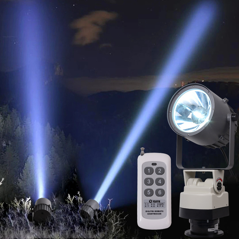 0成交0件相似工厂直销车载探照灯高亮360度旋转led灯12v24v100w无线