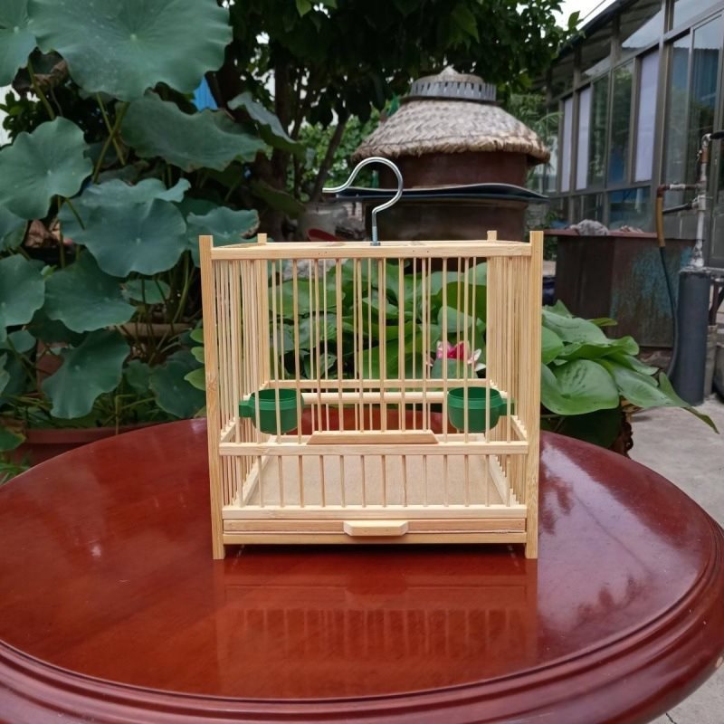 鸟笼清场处理绣眼笼贝子柳莺笼文鸟笼20见方小鸟笼纯手工制作