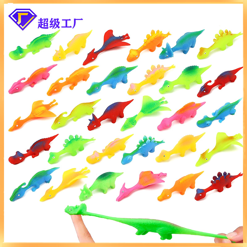 new exotic new dinosaur catapult finger darts lala fun spoof stretch yiwu stall small toys wholesale