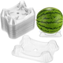 50个装塑料透明瓜托 西瓜垫托盘 Plastic Melon Cradle