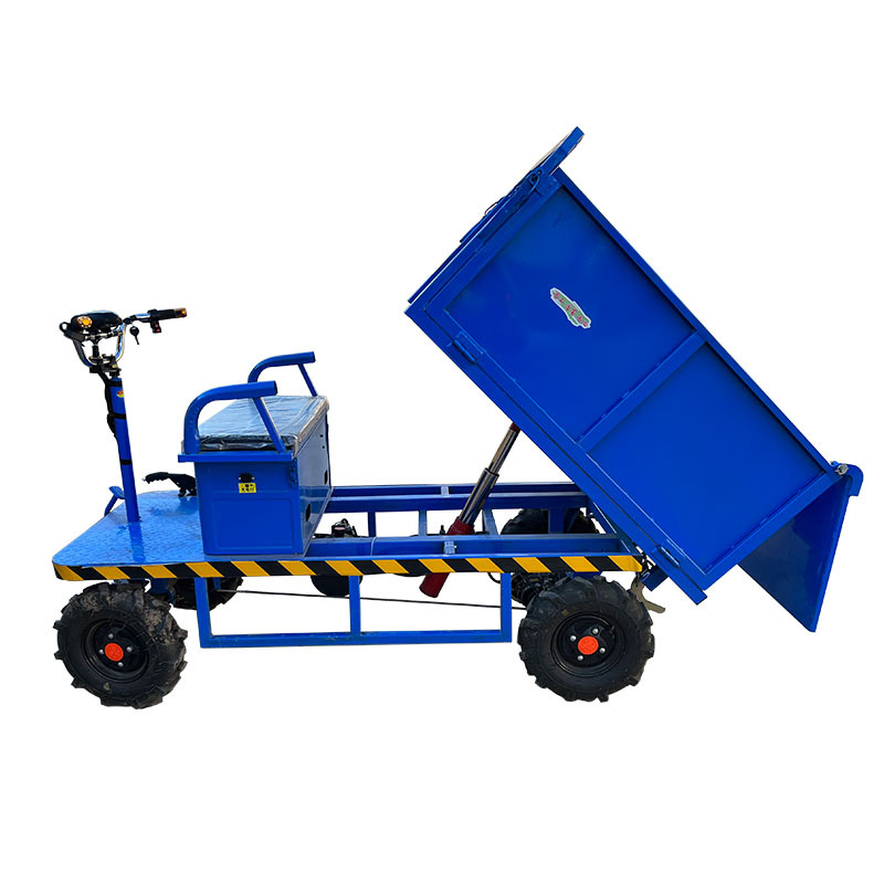 多功能定制电动自卸货运车工地官员大棚搬运车拉货仓储翻斗车四轮
