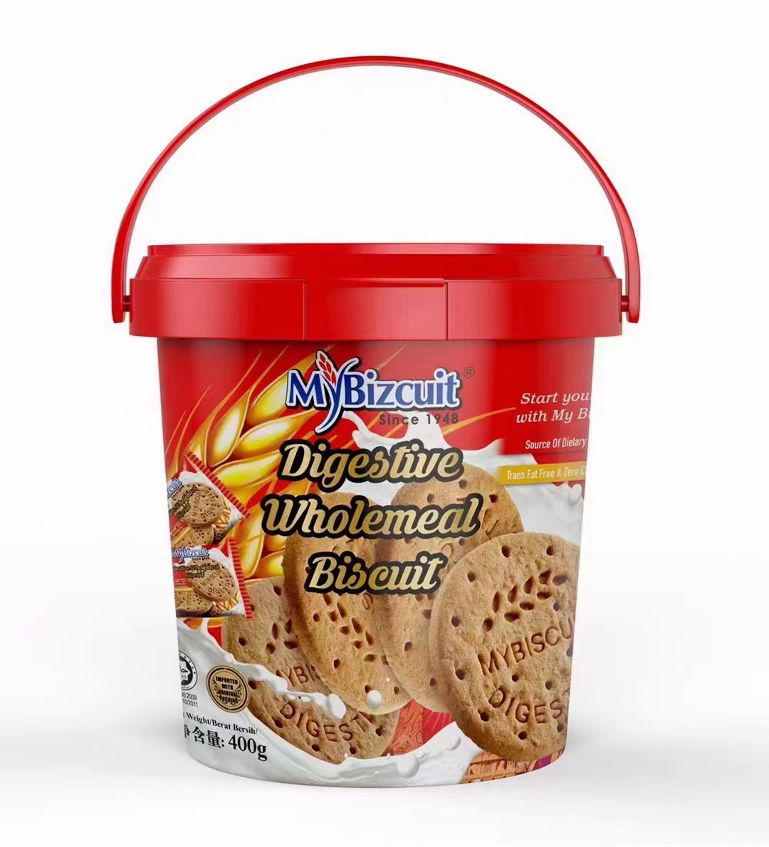 麦比客400g全麦饼干桶 1*6桶 108元/件-阿里巴巴