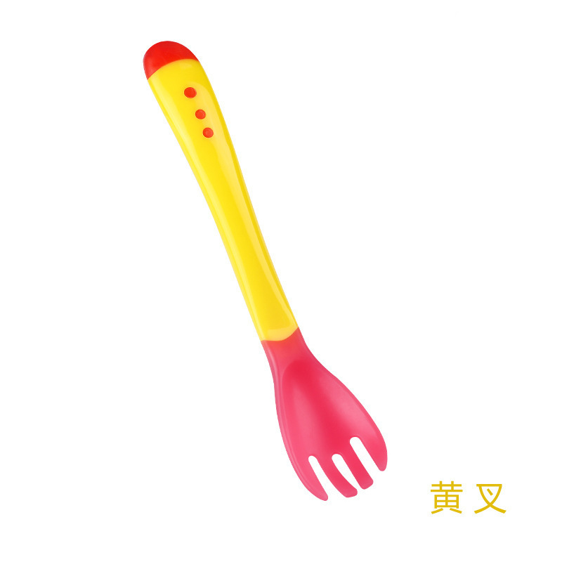 Baby Temperature Sensitive Spoon Baby Medicine Feeding Spoon Temperature Sensitive Color Changing Baby Spoon