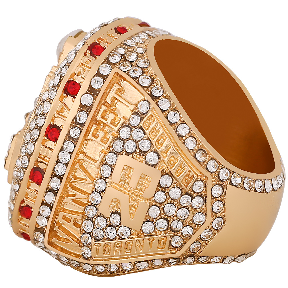 高品质 钢膜 2019 多伦多猛龙 篮球总冠军戒指 亚马逊热销