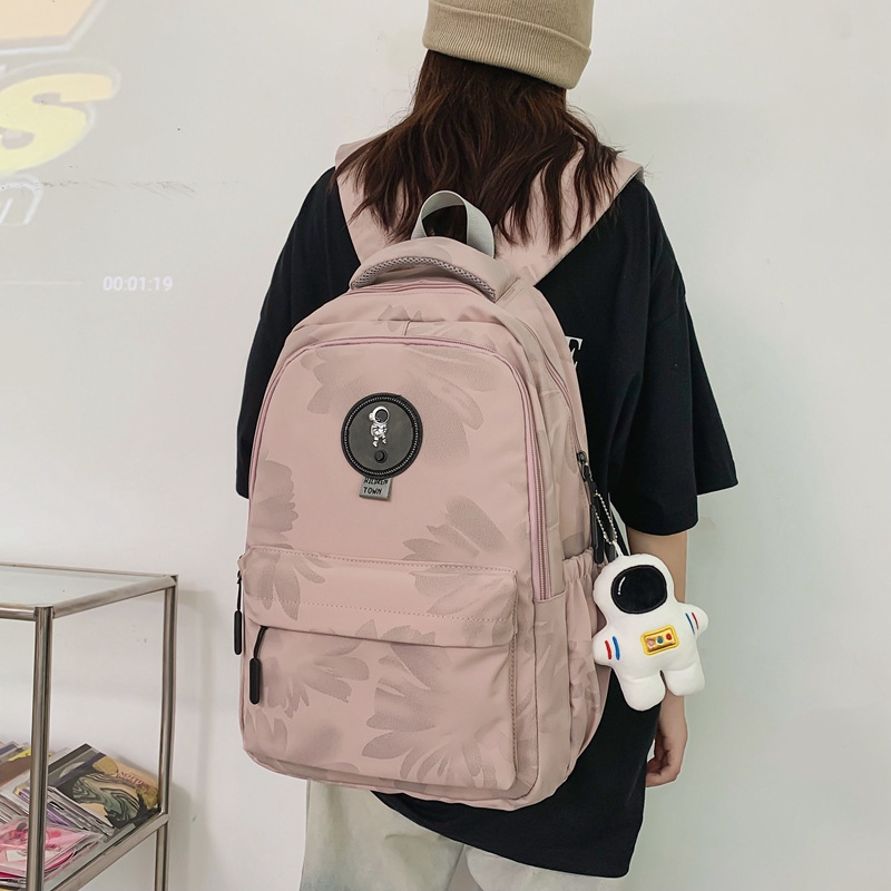 New Korean Harajuku Style Backpack Outdoor Travel Large Capacity Backpack School Season Junior High School Student Schoolbag