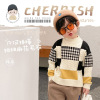 Boy sweater winter new pattern Children Plush thickening Sweater Winter clothes Male treasure Wool Socket jacket Western style