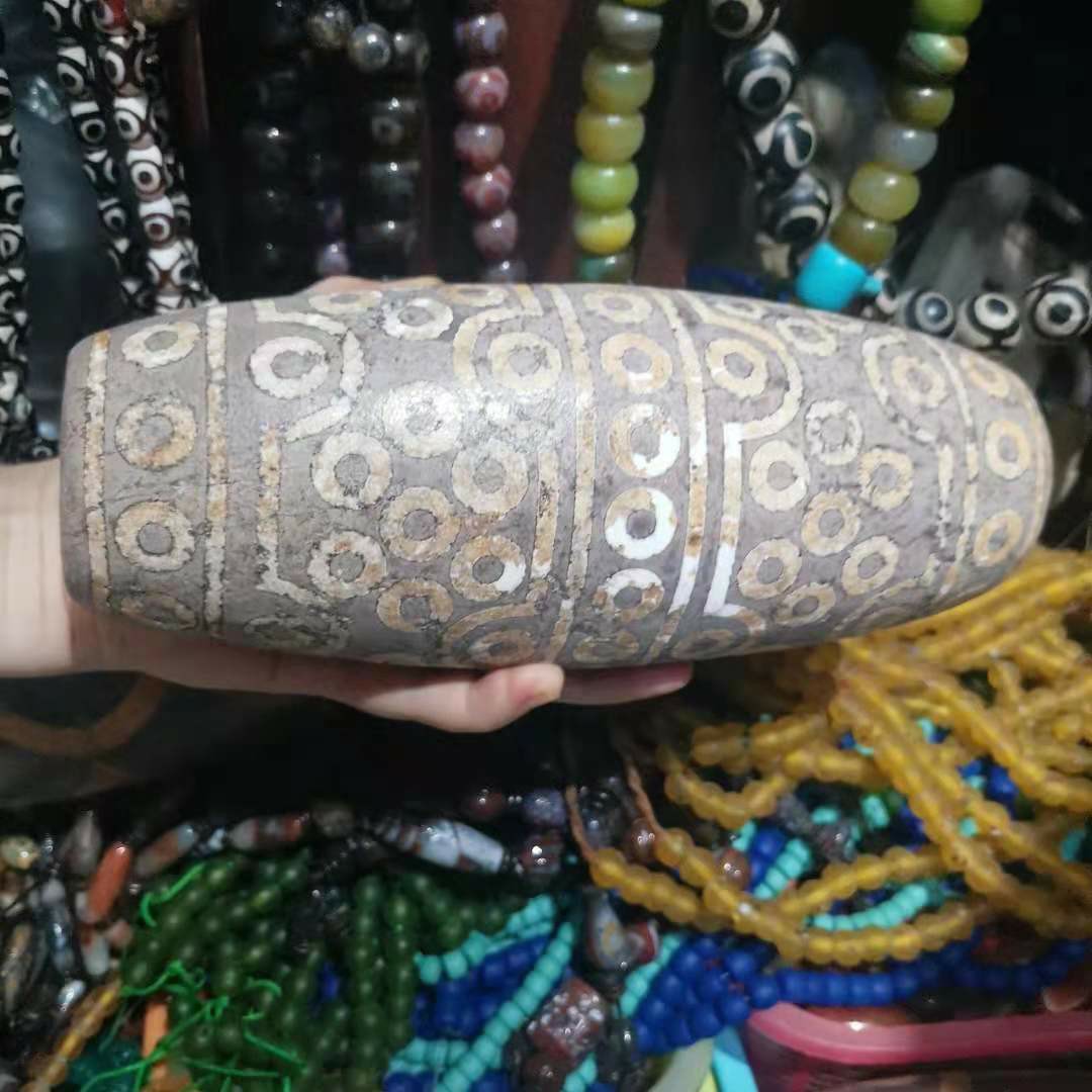 天原石大天珠龙图案白松石大中小号桌上摆放收藏观赏物件时尚大a