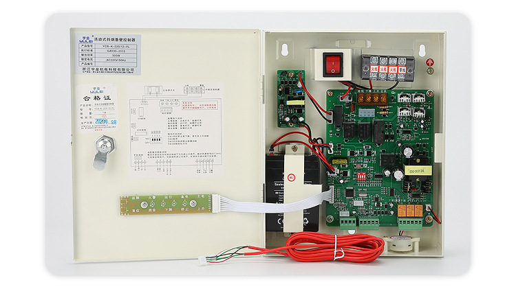 商品描述规格防火卷帘控制箱fjk-sd-yl001(带备电)带按钮,智能电动