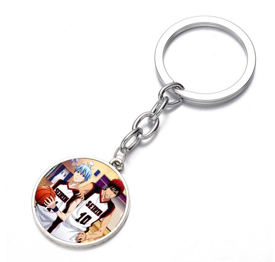 动漫游戏钥匙扣黑子的篮球周边个性挂件钥匙扣时光宝石饰品钥匙扣