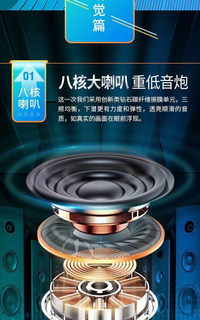 真无线双声道蓝牙耳机迷你超小安卓苹果通用双耳入耳式指纹触控