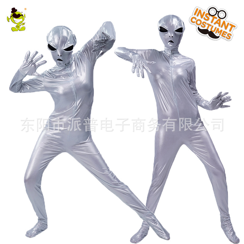 狂欢节派对成人女性角色扮演外星人奇异服装化装舞会外星人连体衣