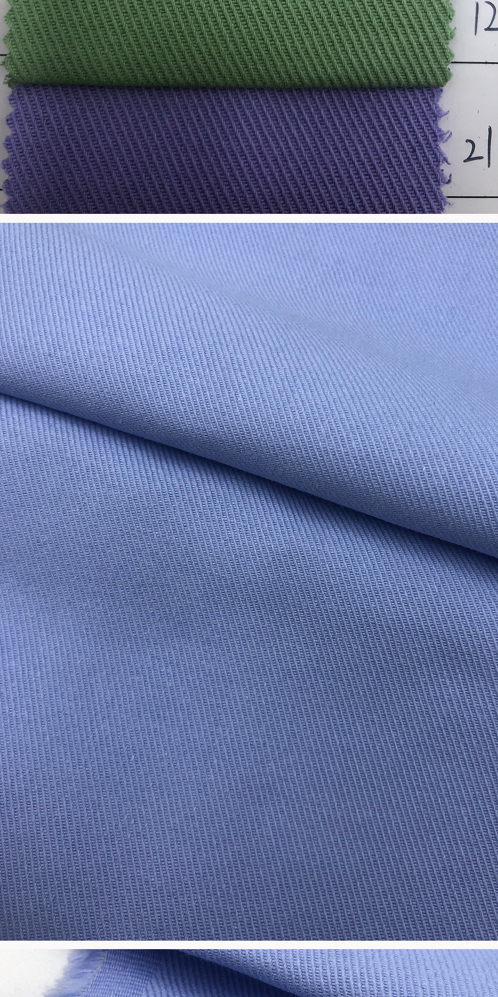 秋冬加厚斜纹纱卡无弹梭织面料渔夫帽工装裤夹克外套风衣布料-阿里巴