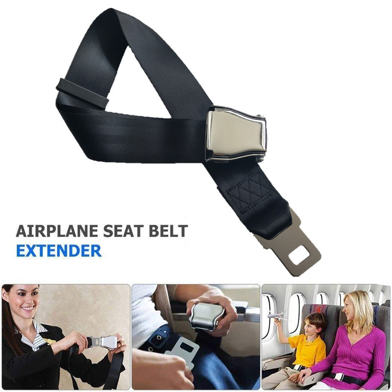 飞机扣可调节安全带加长带保险带 航空安全带延长延伸器 扩展器