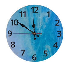 抽象艺术挂钟简约创意木质时钟客厅装饰壁钟密度板钟表