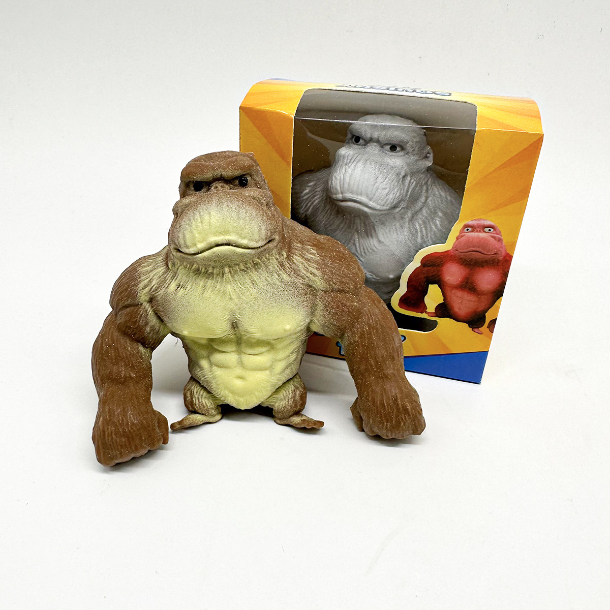 Best-Seller on Douyin Simulation Animal Sand Decompression Gorilla TPR Soft Glue Vent Lala Le King Kong Sandbag Toys