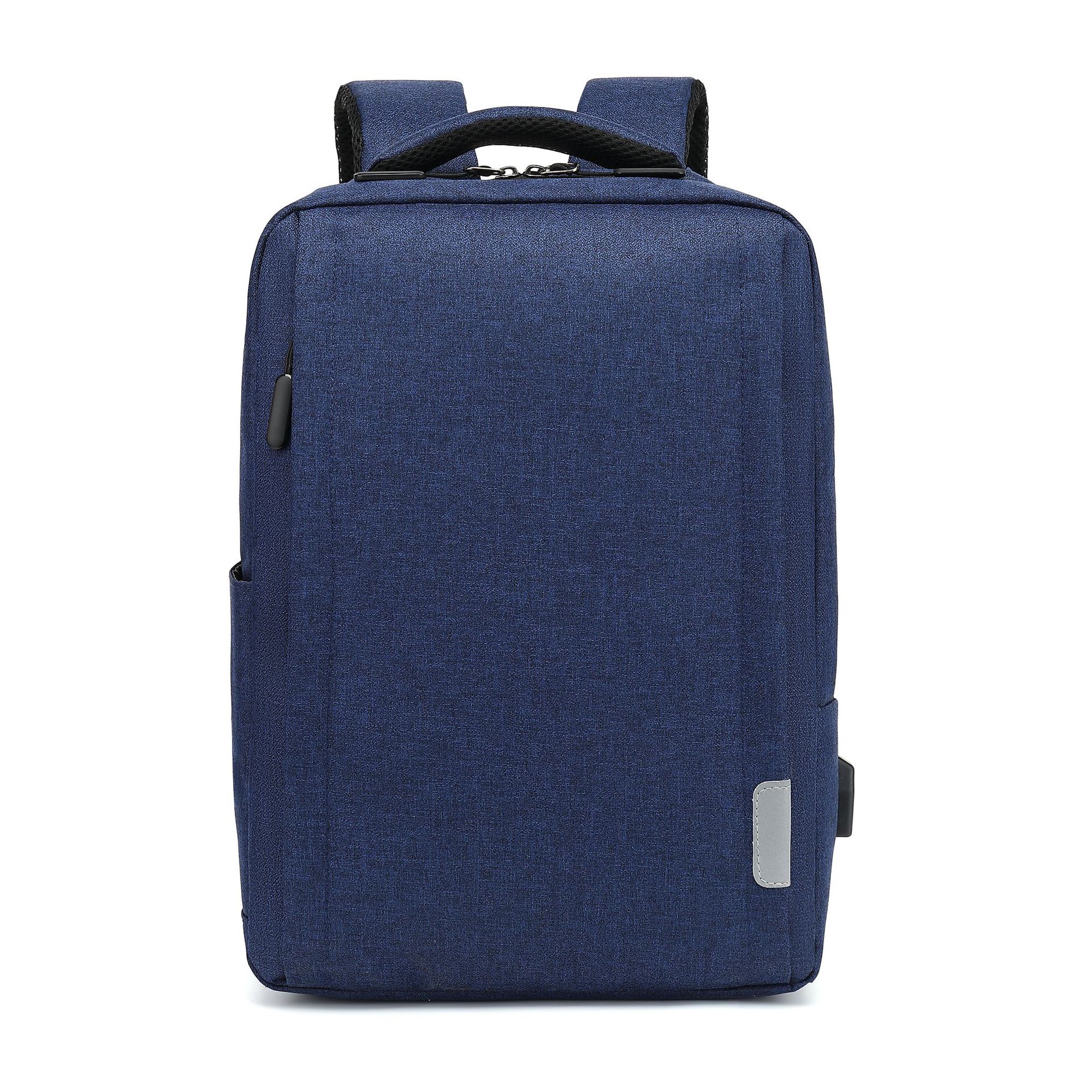 2022 new backpack male computer backpack with USB backpack Business leisure backpack gift printing LOGO details Picture