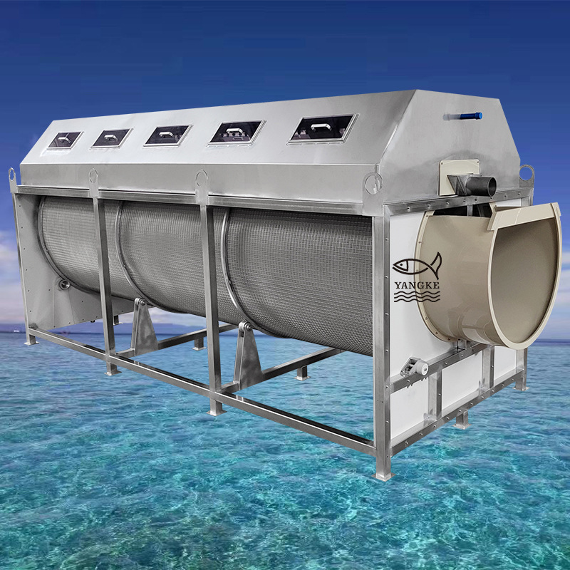 直供工厂化高效实用循环水水产养殖设备304不锈钢箱式微滤机￥26500