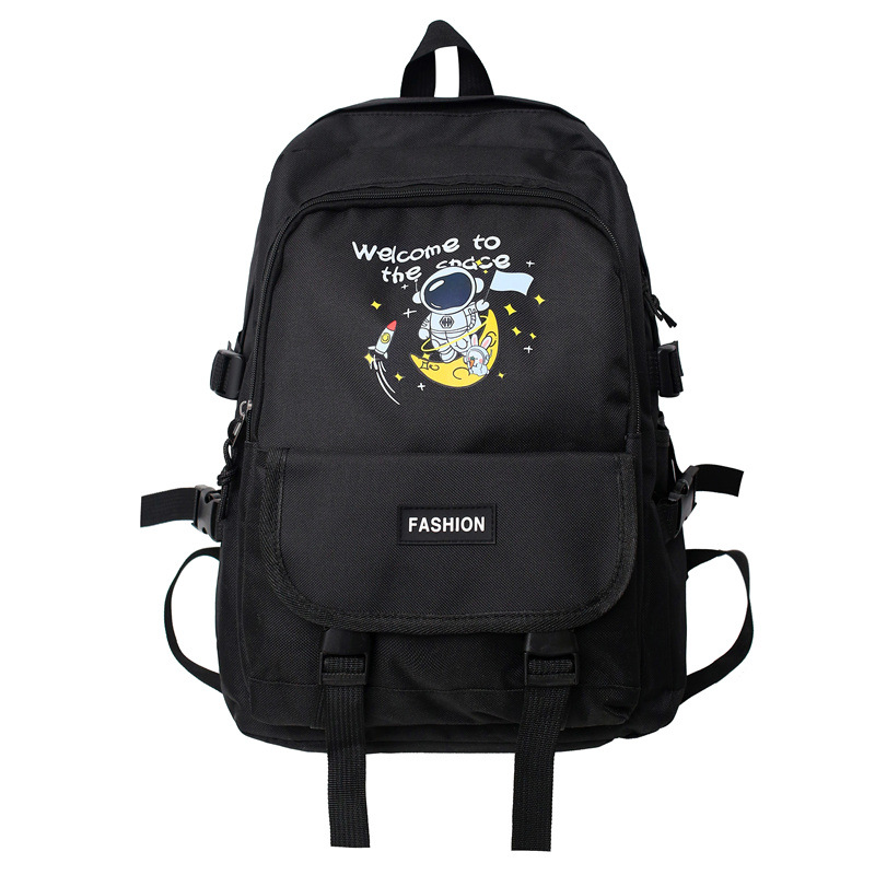 Large Capacity Women's Korean-Style Junior and Senior High School Student Men's and Women's Schoolbags 2023 Donier Astronaut Cute Computer Backpack