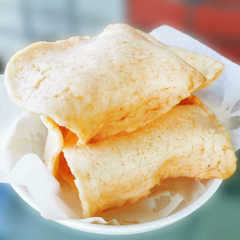 印尼特产虾片阿米戈虾味木薯片500克 油炸网红大虾片膨化食品