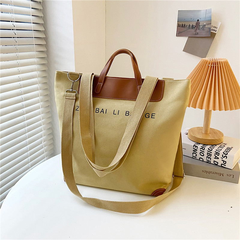 Women's Bag New 2021 Japanese Fashion Shoulder Bags Canvas Bag Crossbody Women's Large Capacity Totes Handbag