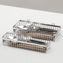 筷子架消毒柜筷笼筷子筒筷子盒304不锈钢 厨房刀叉餐具收纳 K-383