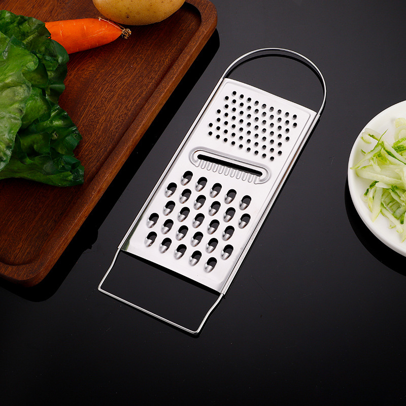 Factory Direct Supply Stainless Steel Multi-Functional Potato Shredder Kitchen Household Melon Fruit Vegetable Radish Grater